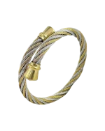 Βραχιόλι χειροπέδα απο ανοξείδωτο ατσάλι