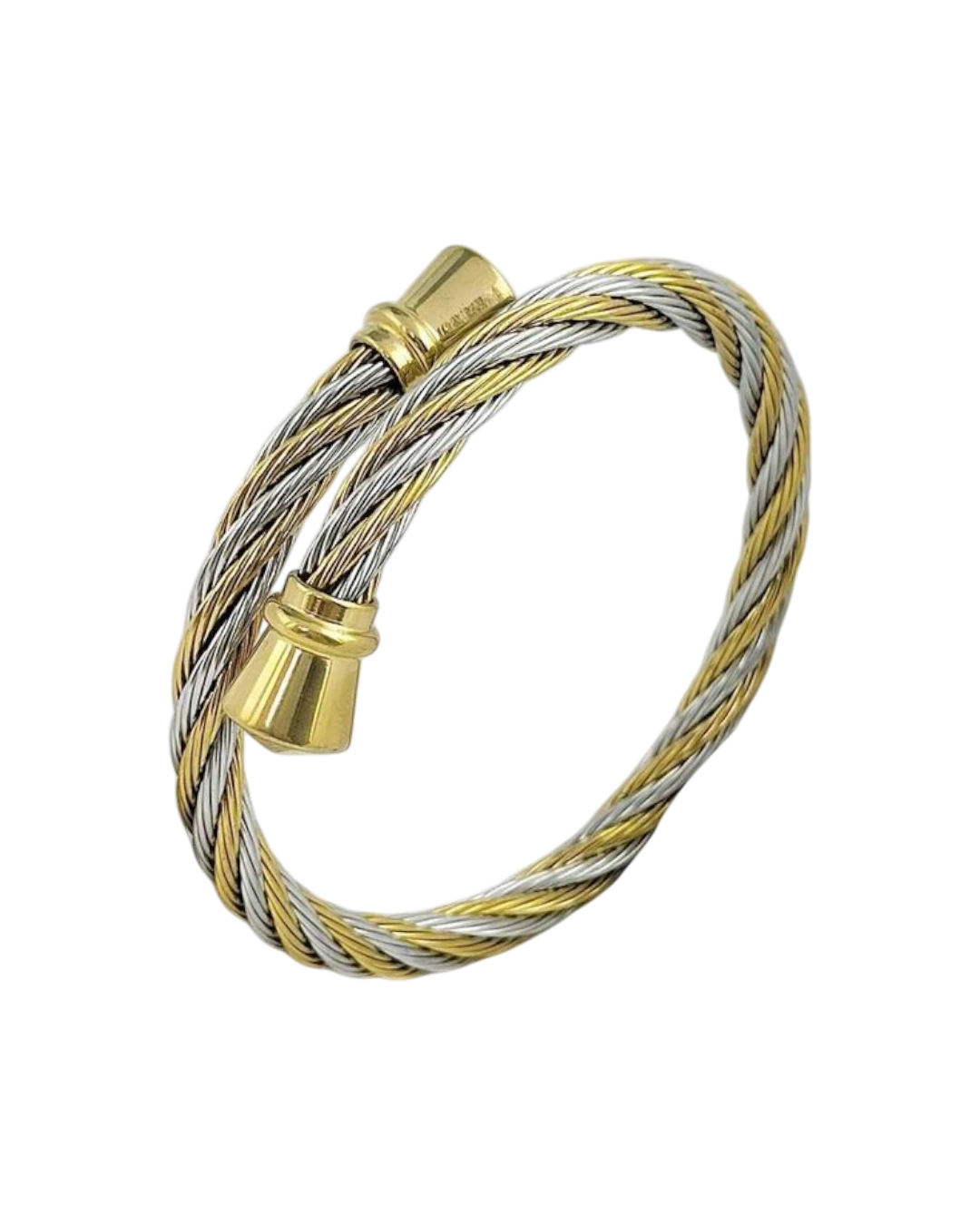 an.22049 Βραχιόλι χειροπέδα απο ανοξείδωτο ατσάλι - Image 1