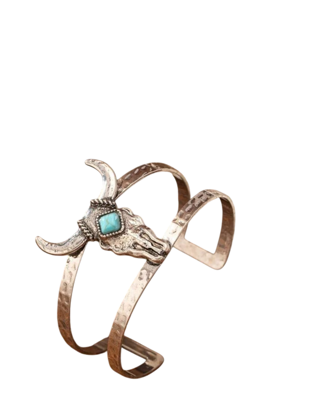 an.22052 Βραχιόλι χειροπέδα με τυρκουάζ ethnic boho - Image 1