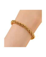 Βραχιόλι αλυσίδα ατσάλινο - Image 2