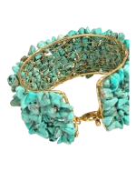 Βραχιόλι με τυρκουάζ χάνδρες boho - Image 2