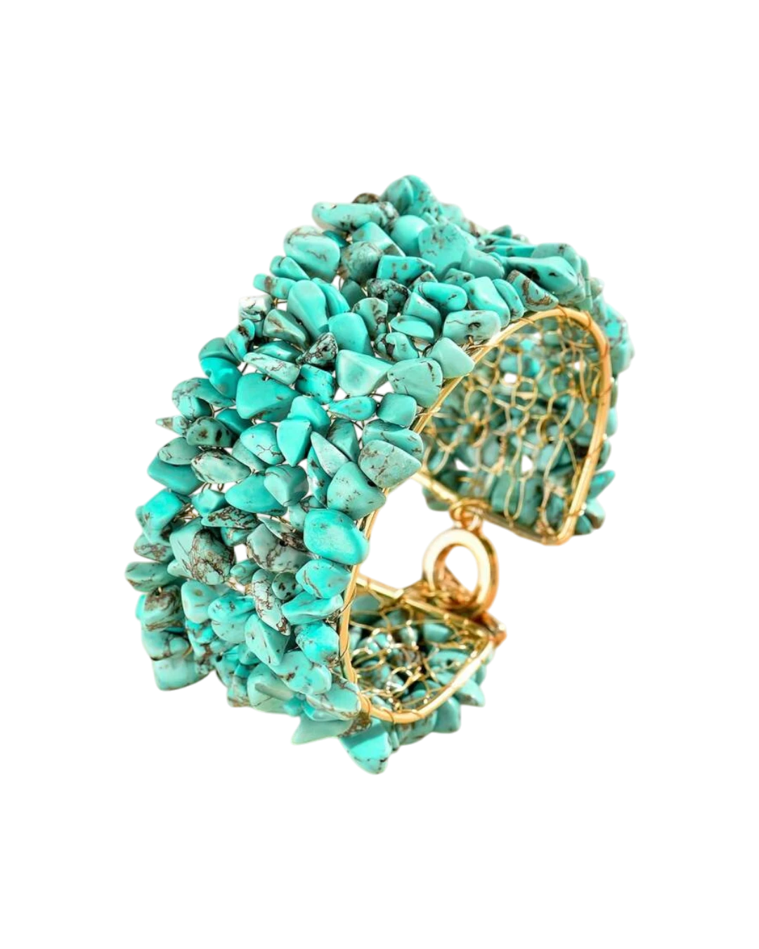 an.22080 Βραχιόλι με τυρκουάζ χάνδρες boho - Image 1
