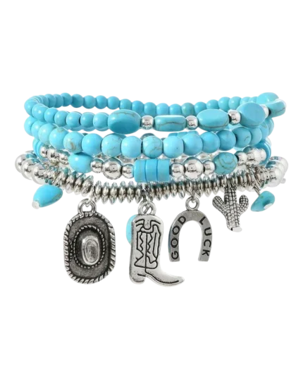 Βραχιόλι σέτ των 4 ethnic boho