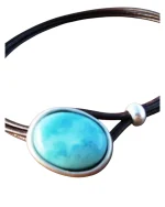 Κολιέ με τυρκουάζ boho - Image 3