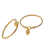 Βραχιόλια σέτ των 2 απο ανοξείδωτο ατσάλι - Image 3