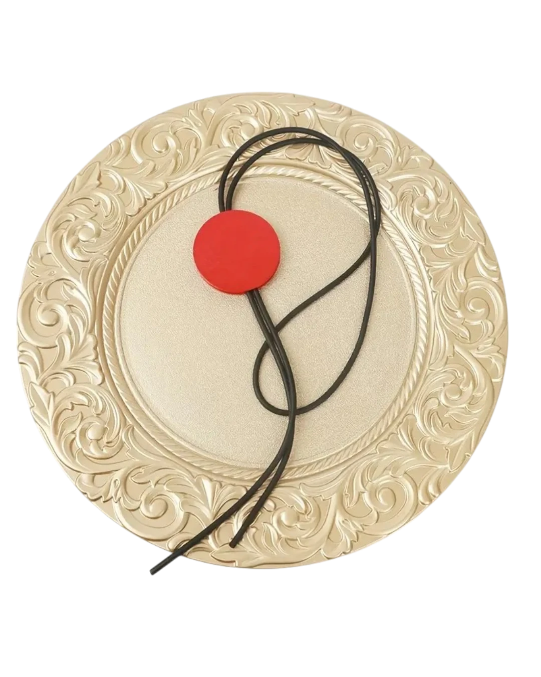 an.22370-2 Κολιέ σιλικόνης boho - Image 1