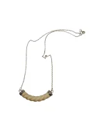 Κολιέ ασημένιο με κόκαλο vintage - Image 2