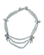 Κολιέ με πέρλες και κρύσταλλα - Image 2