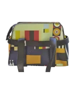 Τσάντα δερμάτινη Von Stermann Βιέννης πολύχρωμη - Image 4