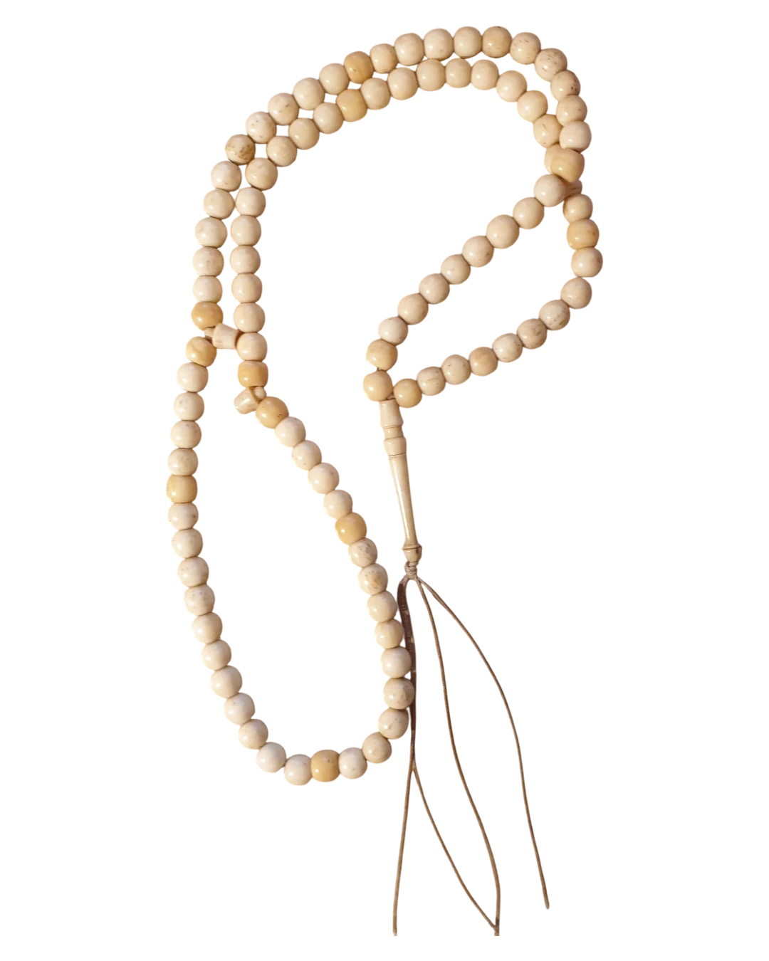 an.20275 Κομπολόι χειροποίητο ισλαμικό από ελεφαντόδοντο αντίκα - Image 1