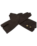 Γάντια δερμάτινα καφέ - Image 3