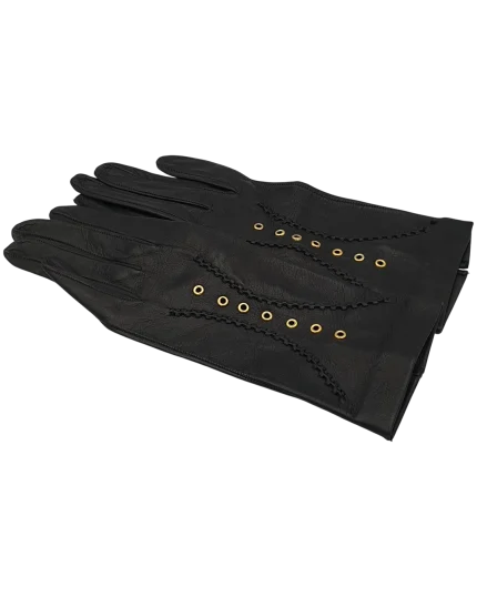 Γάντια δερμάτινα μαύρα