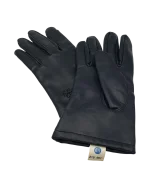 Γάντια από δερματίνη μπλέ - Image 3