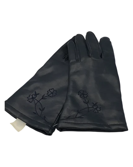 Γάντια από δερματίνη μπλέ