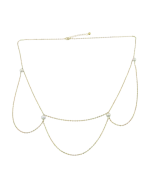 Αλυσίδα για τη μέση με περλίτσες boho