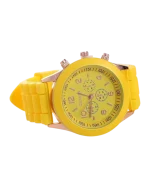 Ρολόι quartz Geneva με λουράκι σιλικόνης σε διάφορα χρώματα - Image 3