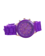 Ρολόι quartz Geneva με λουράκι σιλικόνης σε διάφορα χρώματα - Image 5