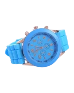 Ρολόι quartz Geneva με λουράκι σιλικόνης σε διάφορα χρώματα - Image 8