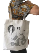 Τσάντα πάνινη οικολογική SillySally - Image 3