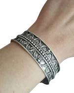 Βραχιόλι χειροποίητο επάργυρο ethnic-boho - Image 2