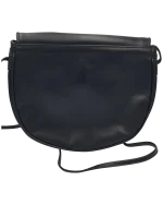 Τσάντα δερμάτινη σε μπλέ χρώμα LEDER-LOCHER Ελβετίας vintage - Image 2