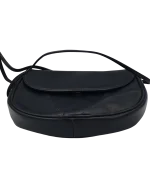 Τσάντα δερμάτινη σε μπλέ χρώμα LEDER-LOCHER Ελβετίας vintage - Image 3