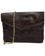 Τσάντα φάκελος δερμάτινη CHARLES JOURDAN αυθεντική vintage - Image 2