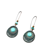 Σκουλαρίκια μπρονζέ ethnic-boho