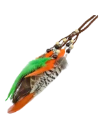Δερμάτινη αλυσίδα για το κεφάλι indian feathers ethnic-boho - Image 2