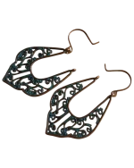 Σκουλαρίκια μπρονζέ έθνικ-boho - Image 2