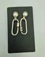 Σκουλαρίκια χειροποίητα επάργυρα boho - Image 2