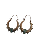 Σκουλαρίκια μπρονζέ ethnic boho