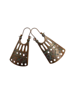 Σκουλαρίκια μπρονζέ ethnic boho - Image 2