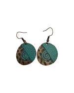 Σκουλαρίκια μπρονζέ ethnic boho