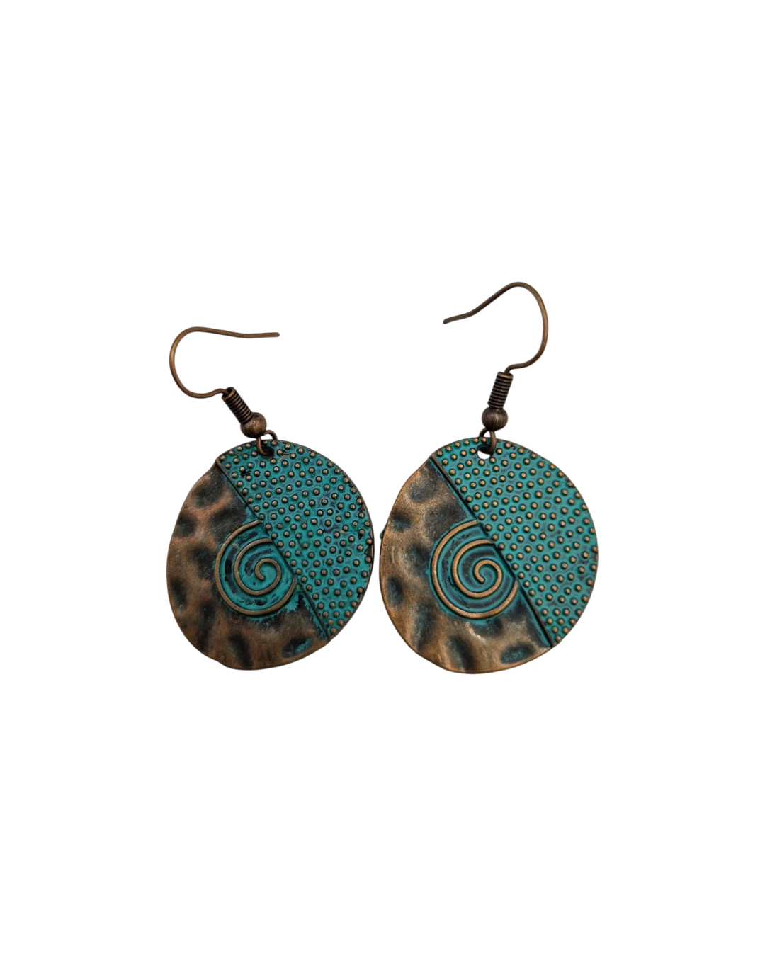 an.20998 Σκουλαρίκια μπρονζέ ethnic boho - Image 1