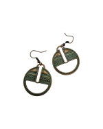 Σκουλαρίκια μπρονζέ ethnic boho