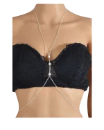 Αλυσίδα σώματος με περλίτσες boho - Image 2