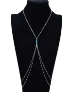 Αλυσίδα σώματος με τυρκουάζ boho