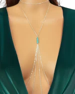 Αλυσίδα σώματος με τυρκουάζ boho - Image 2