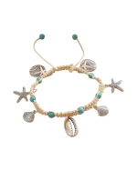 Βραχιόλι ποδιού ethnic boho - Image 2