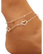 Βραχιόλι-αλυσίδα ποδιού διπλή boho