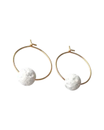 Σκουλαρίκια χειροποίητα ατσάλινα κρικάκια μίνιμαλ