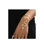 Βραχιόλι-δαχτυλίδι slave bracelet ethnic boho “φίδι” - Image 2