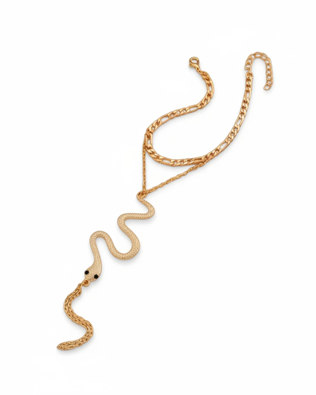 an.21143 (2) Βραχιόλι-δαχτυλίδι slave bracelet ethnic boho “φίδι” - Image 1