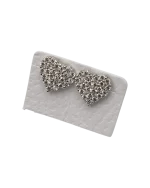 Σκουλαρίκια ασημένια με ζιρκόν “καρδούλες”