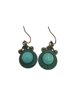 Σκουλαρίκια μπρονζέ ethnic boho