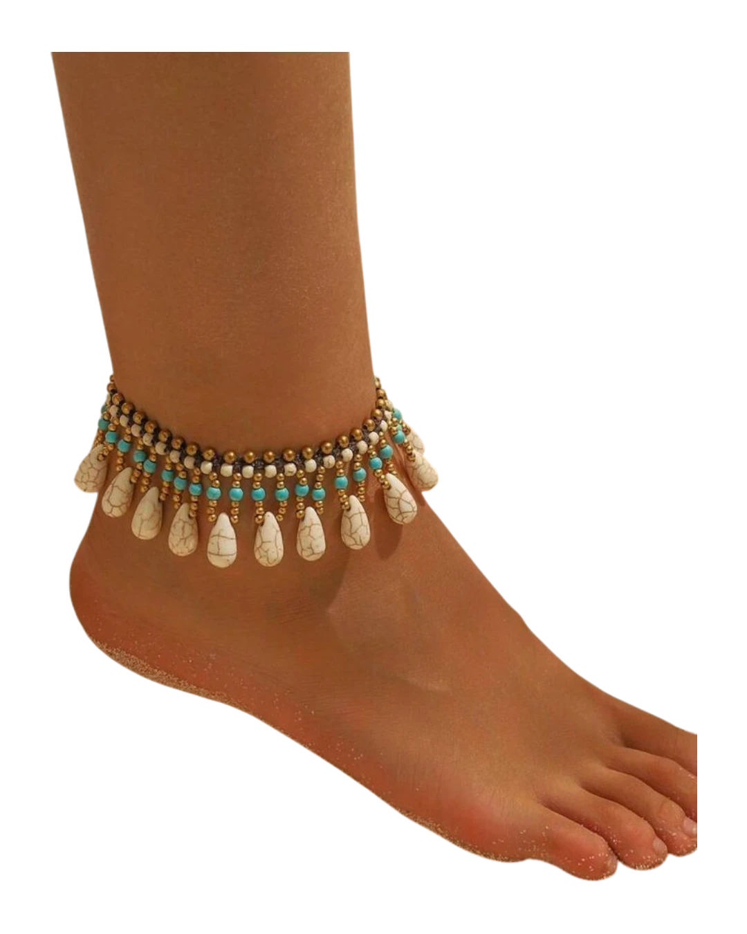 an.22072 Βραχιόλι ποδιού boho - Image 1