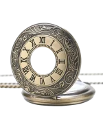 Ρολόι κρεμαστό λαιμού τυπου ρετρό μπρονζέ - Image 3