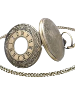 Ρολόι κρεμαστό λαιμού τυπου ρετρό μπρονζέ - Image 4