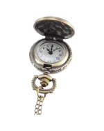 Ρολόι κρεμαστό λαιμού στυλ ρετρό μπρονζέ - Image 2